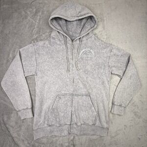Trade Heritage Gray Full Zip Hoodie Panama City Beach FL Men's L Hooded Pockets